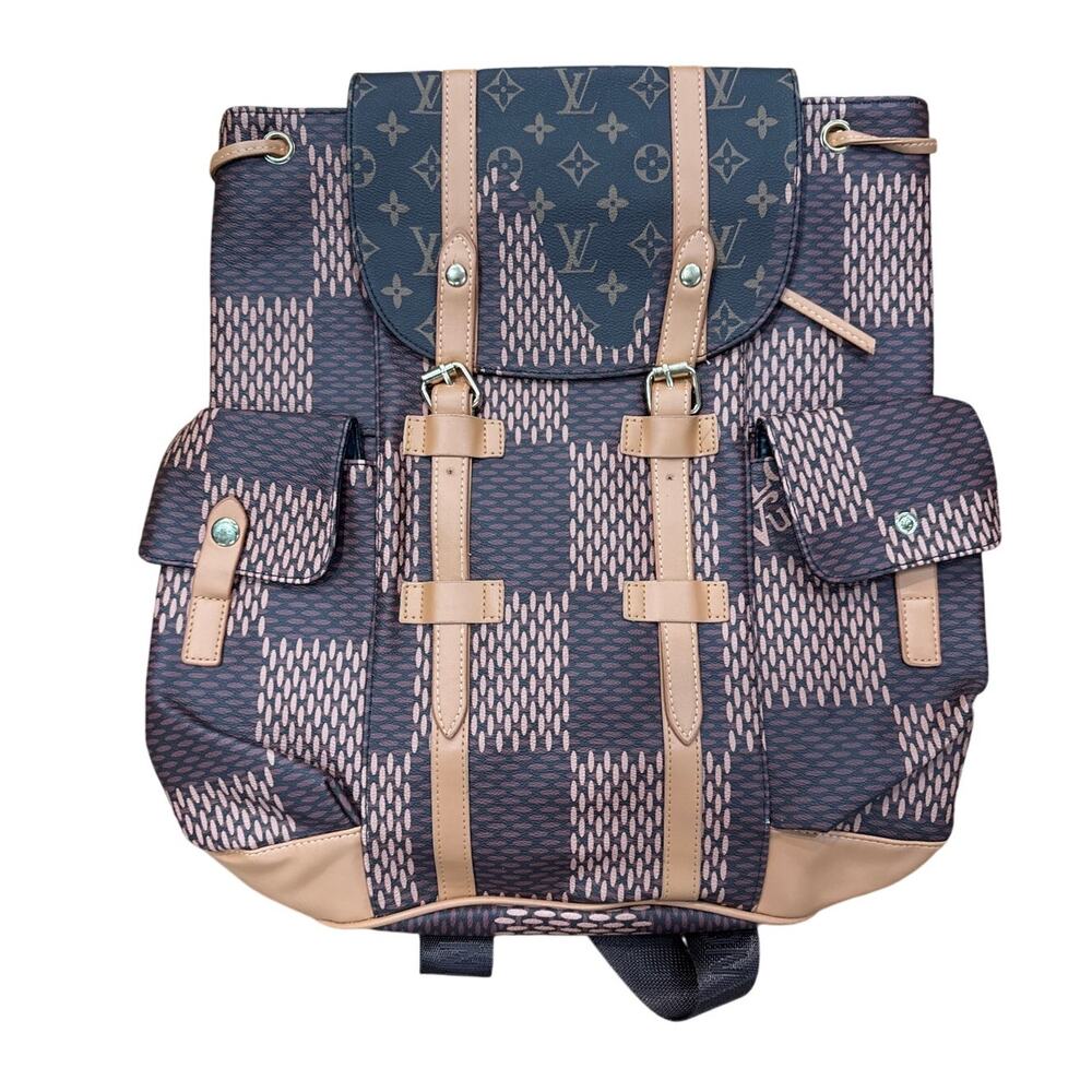 The Classic Business Book bag w/ snap pockets, drawstring, shoulder satin strap